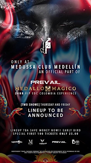 EDC PRE-PARTY THURSDAY AT MEDUSSA (Techno/Progressive Vibes)