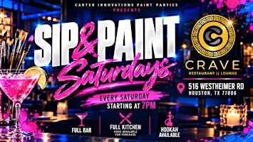 Sip & Paint SATURDAYS