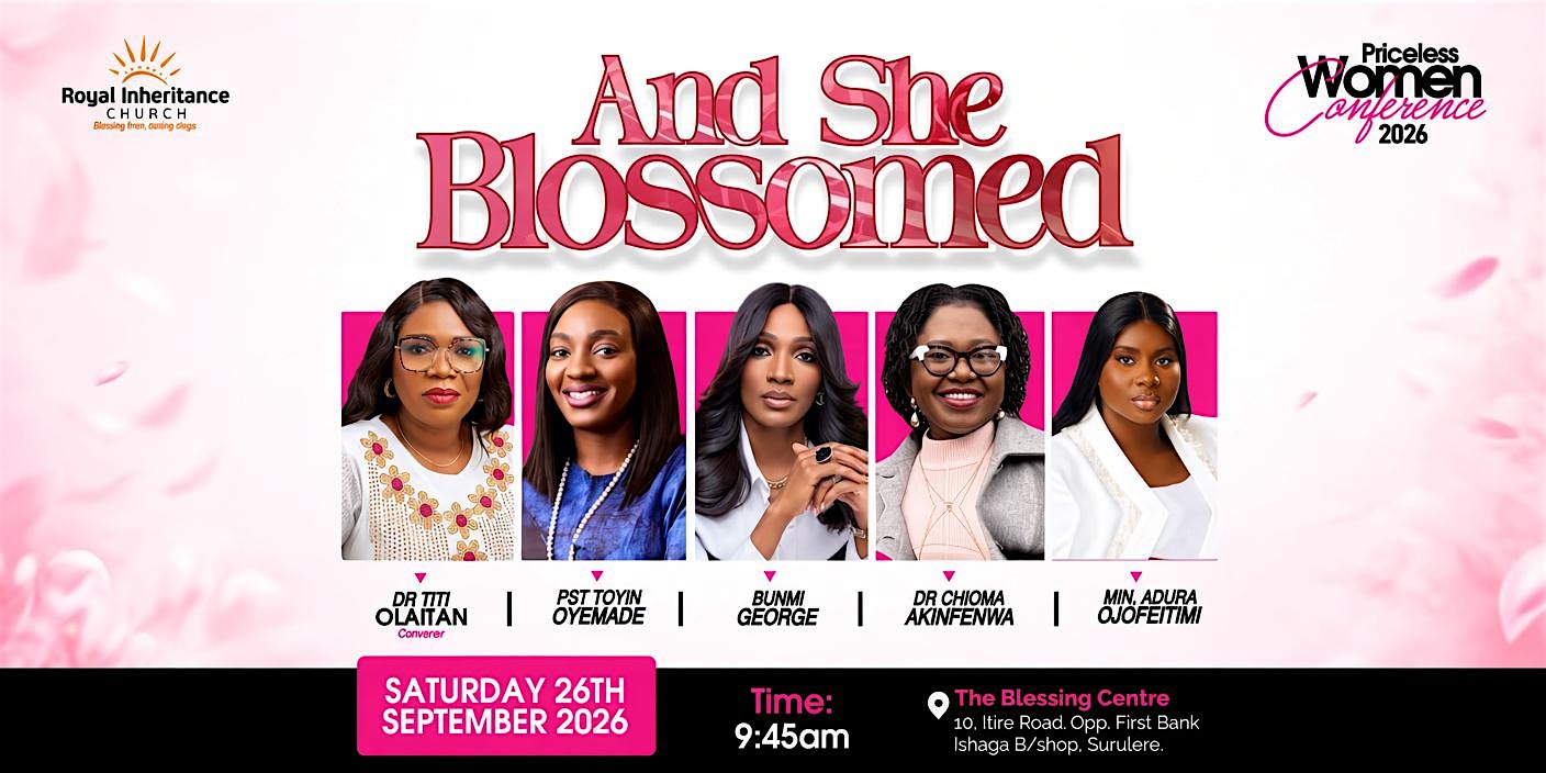Priceless Women Conference 2026: And She Blossomed