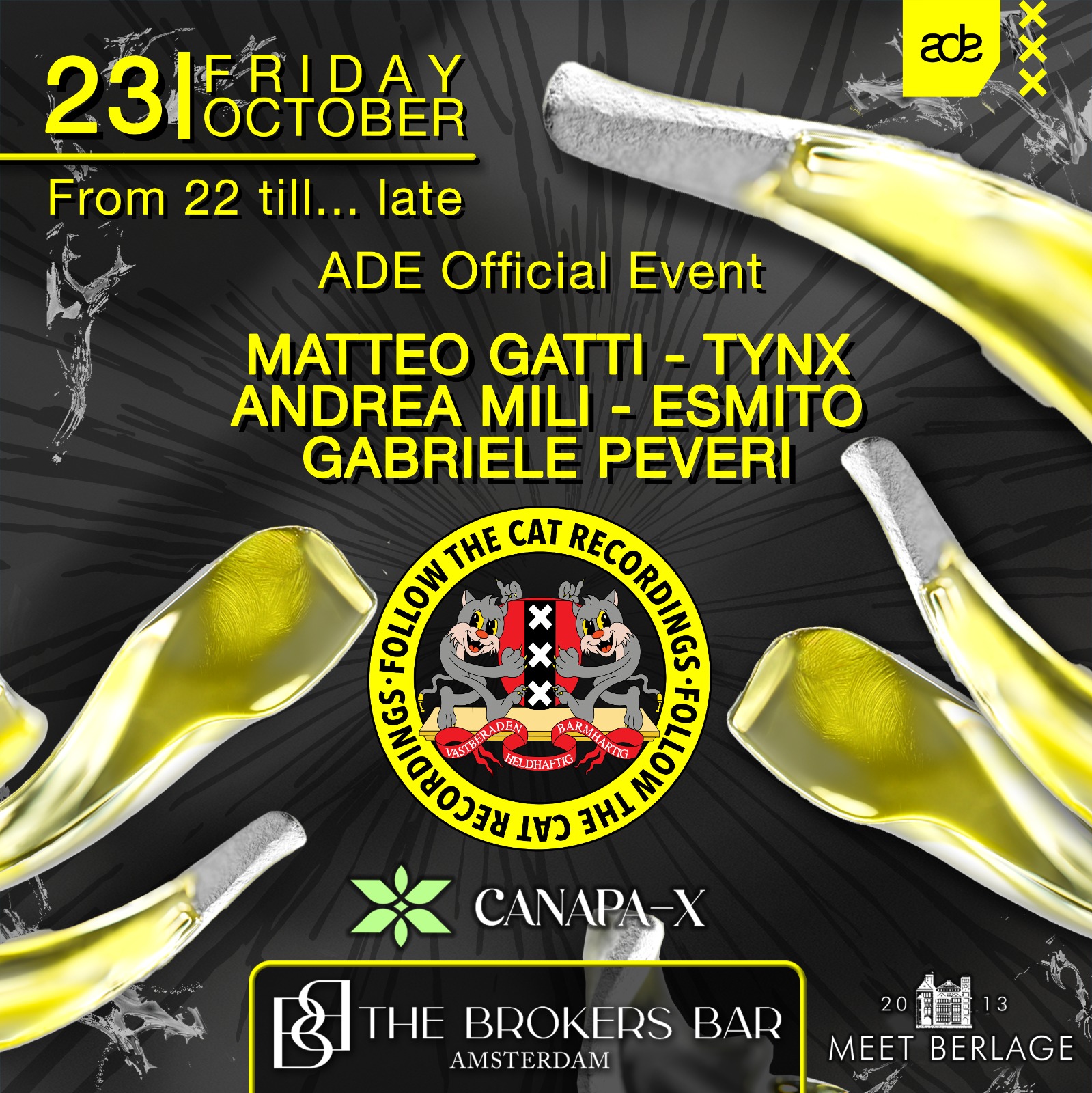 Follow The Cat Recordings ADE Showcase