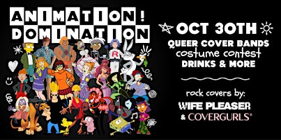 Animation Domination: Live Music and Cartoon Costumes
