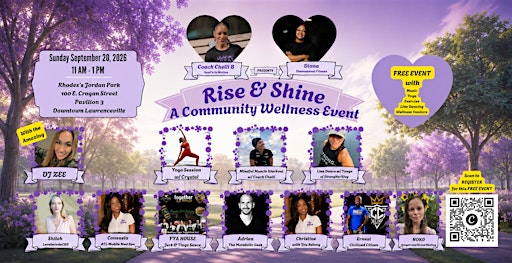 Rise & Shine, Return to your Heart Wellness Event