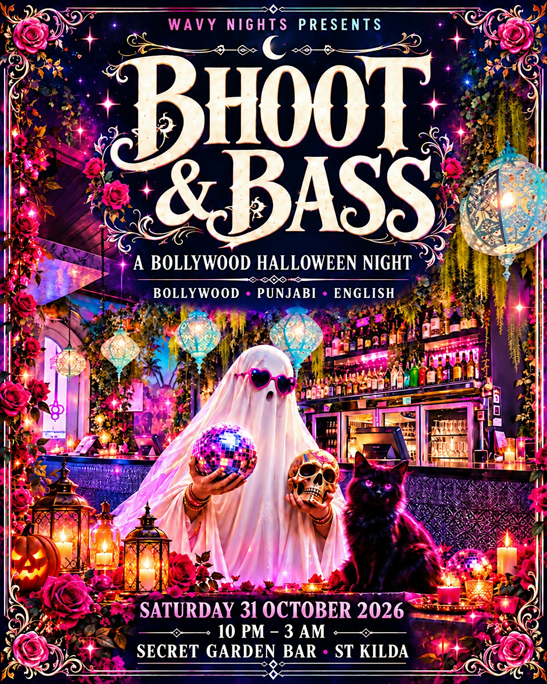 Wavy Nights Presents: Bhoot & Bass – A Bollywood Halloween Night