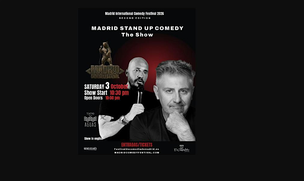 MADRID STAND UP COMEDY THE SHOW