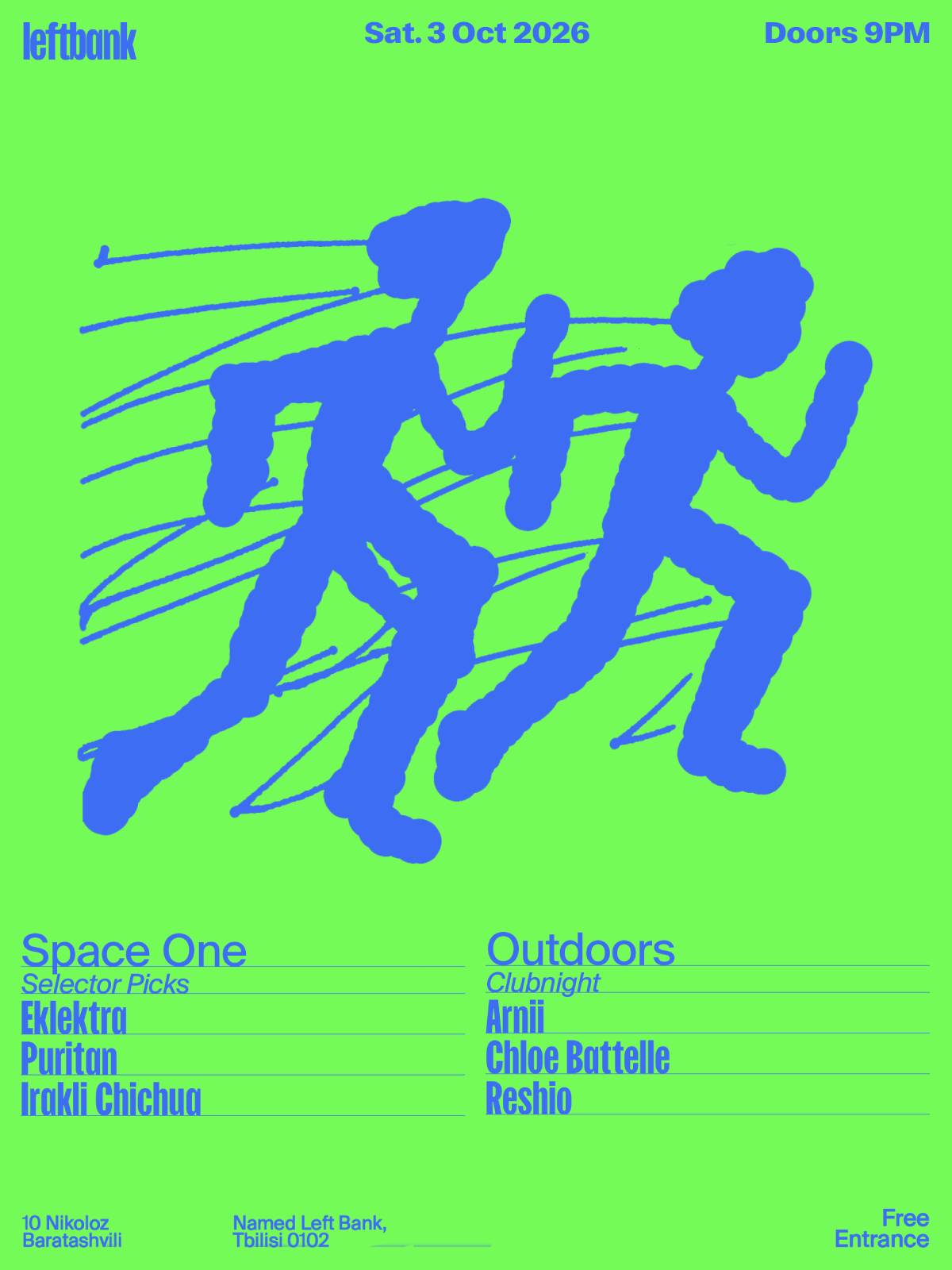 Left Bank Clubnight: Onda • Kath J • DJ Astrobee