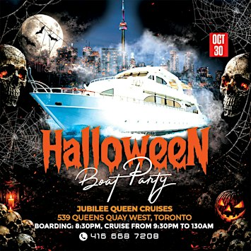 Toronto Halloween Boat Party - Friday, October 30, 2026