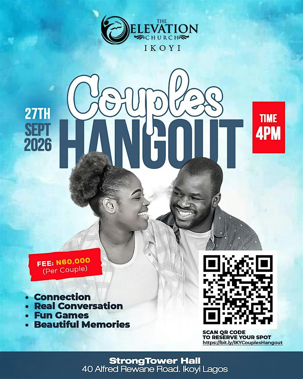 COUPLES HANGOUT - THE ELEVATION CHURCH IKOYI