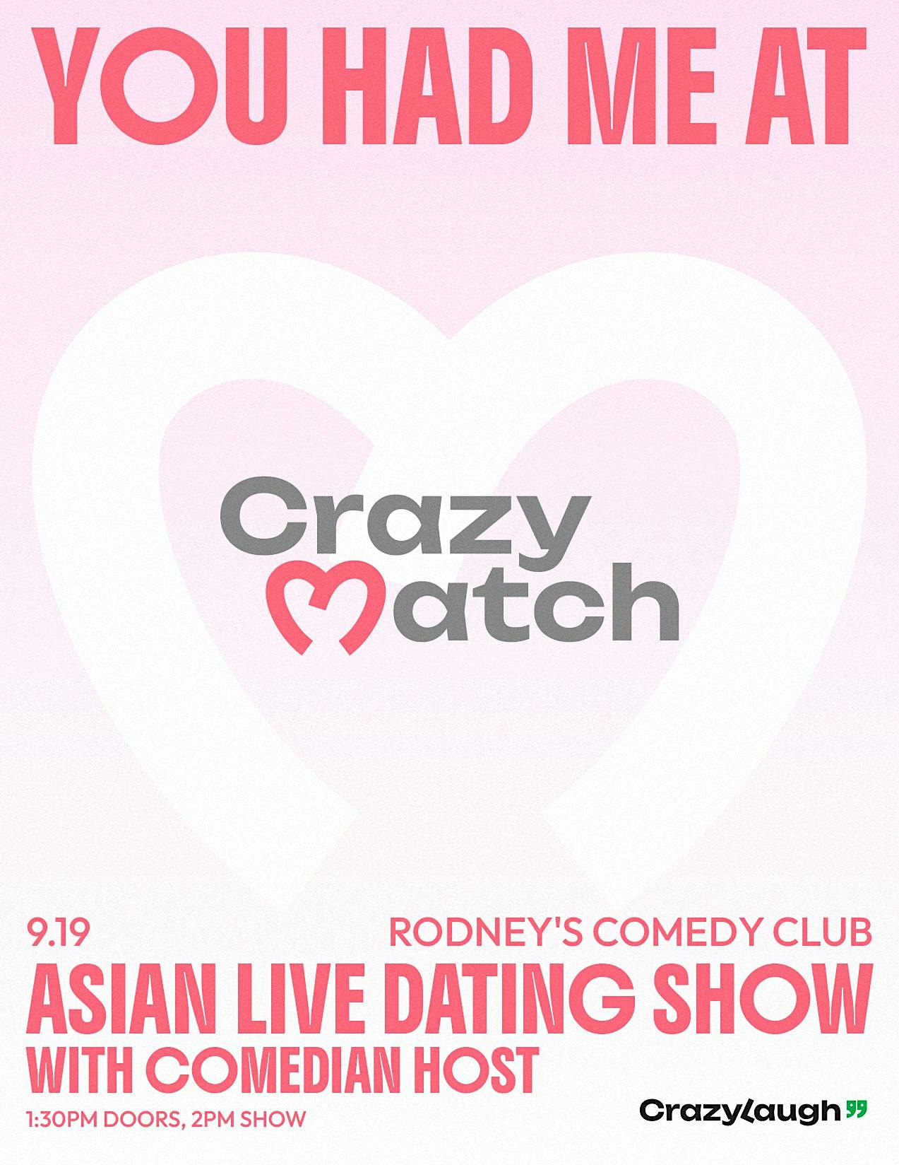 CrazyMatch❤️ Live Asian Dating Show with Super Surprise Guest  Host!!!