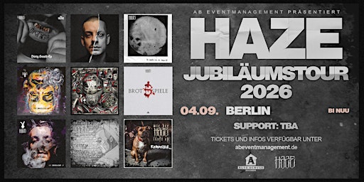 HAZE JUBILÄUMSTOUR BERLIN