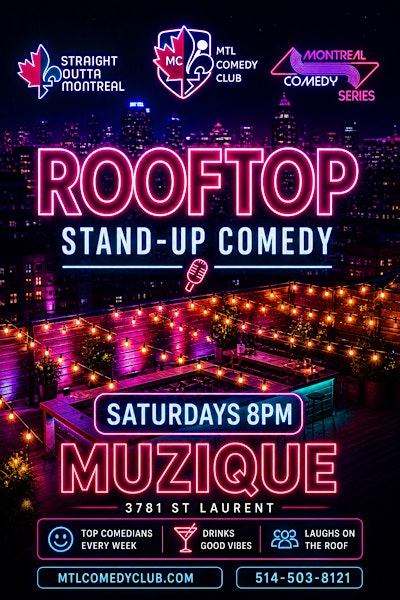 ROOFTOP  STAND-UP COMEDY SHOW  | SATURDAYS | ENGLISH STAND-UP COMEDY SHOW