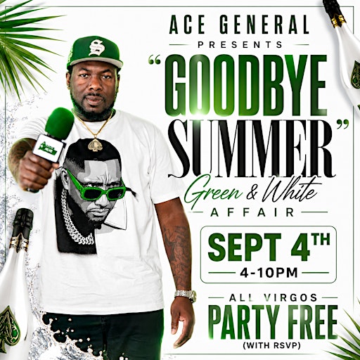 GOODBYE SUMMER (GREEN & WHITE)