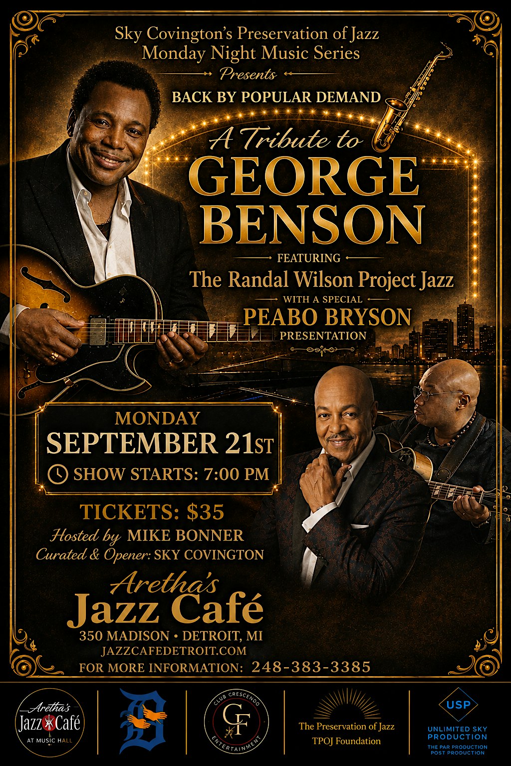 TRIBUTE TO GEORGE BENSON Featuring The Randal Wilson Project Jazz
