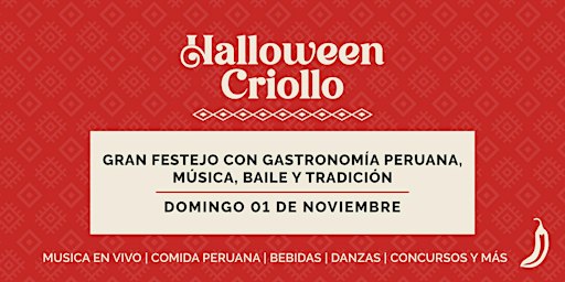 Halloween Criollo | Festejo con gastronomía peruana, música y tradición
