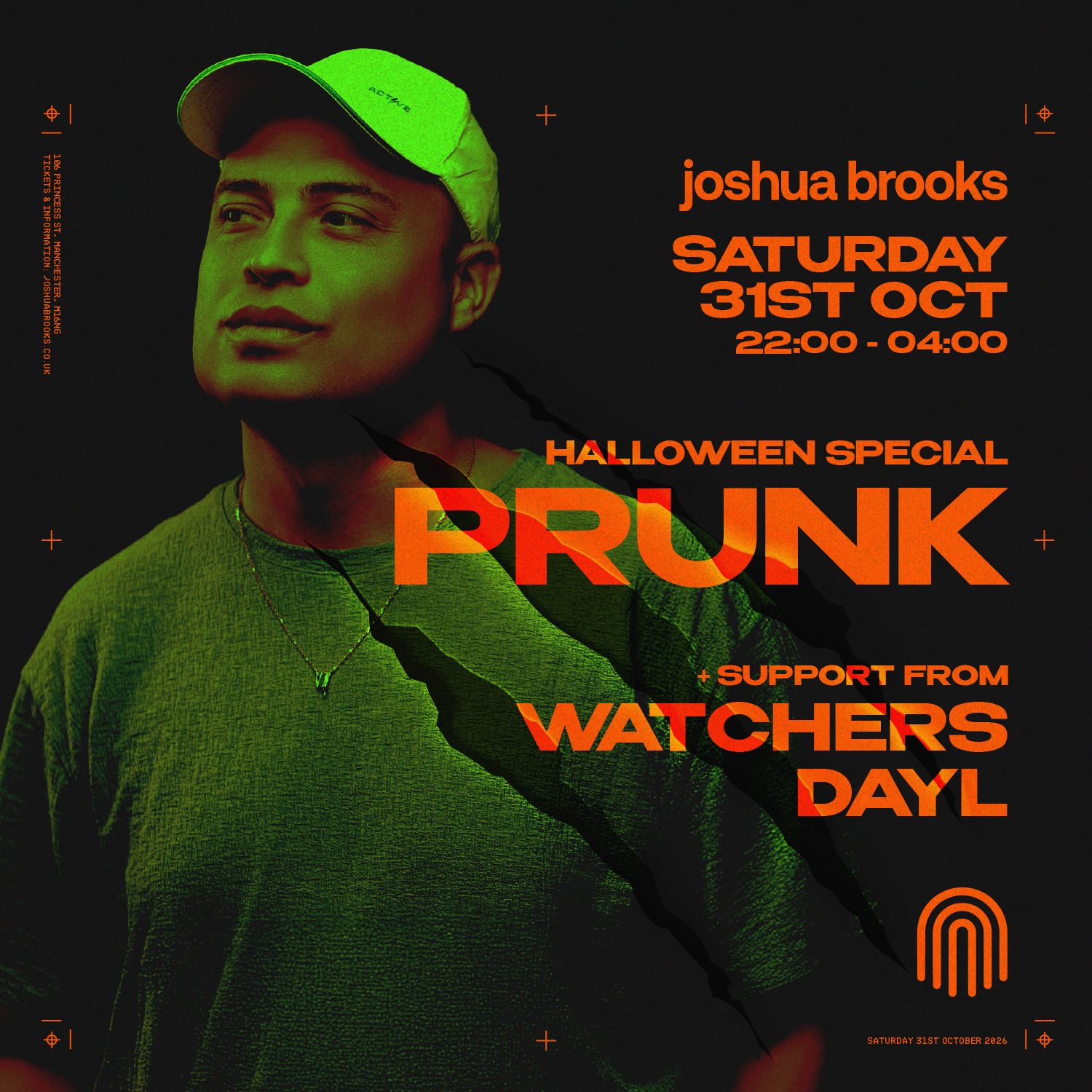 Halloween: Prunk + Watchers - Joshua Brooks Manchester