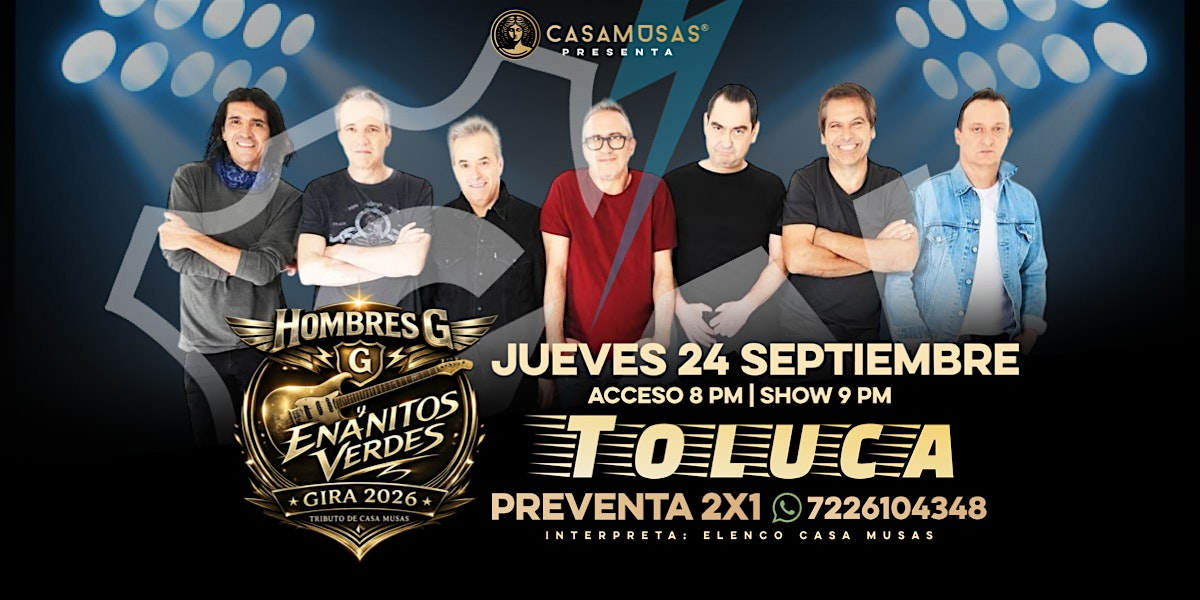 HOMBRES G & ENANITOS VERDES · ¡Gira 2026!