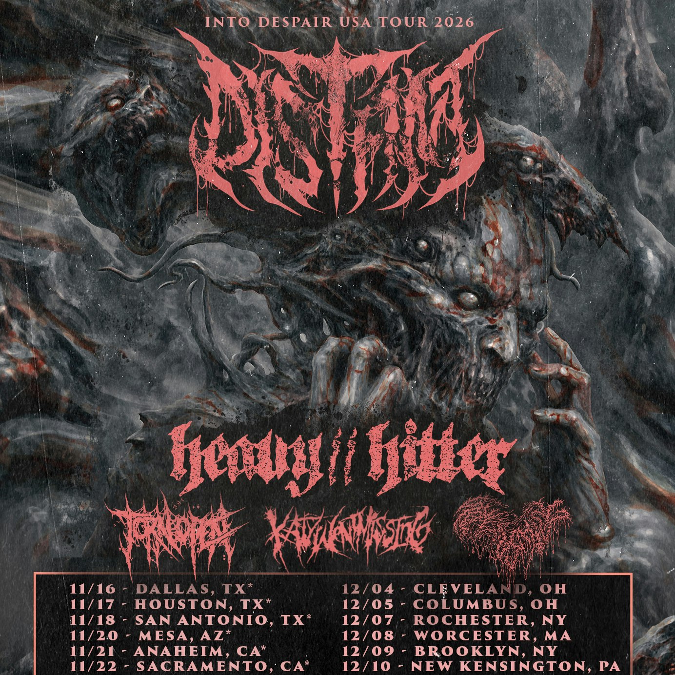 Distant / Heavy//Hitter / Torn Open / Katywentmissing / Squelching