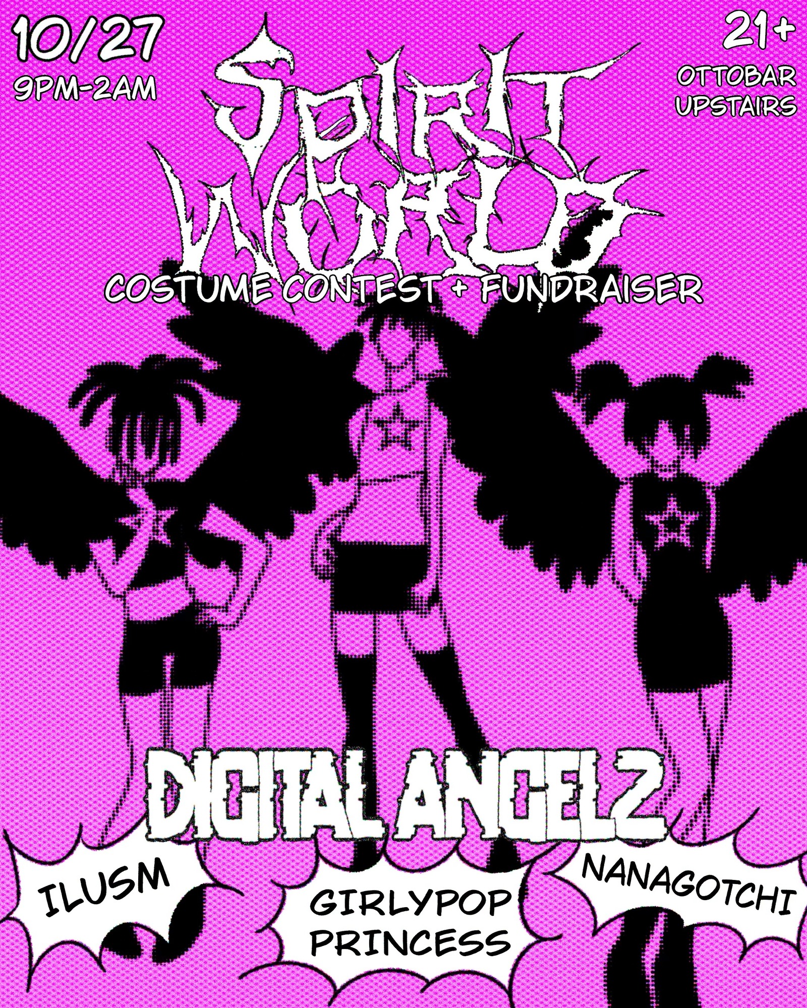 SPIRIT WORLD Halloween w/ DIGITAL ANGELZ (ILUSM x Girlypop Princess x NANAGOTCHI)