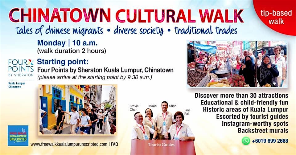 Chinatown Cultural Walk in Kuala Lumpur (tip-based)-Monday session