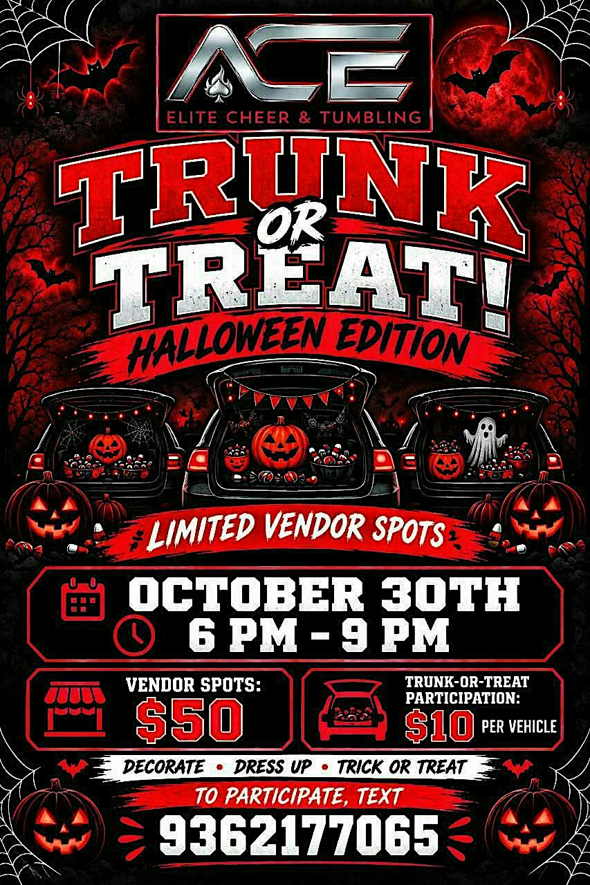 ACE Elite Cheer & Tumbling Trunk or Treat