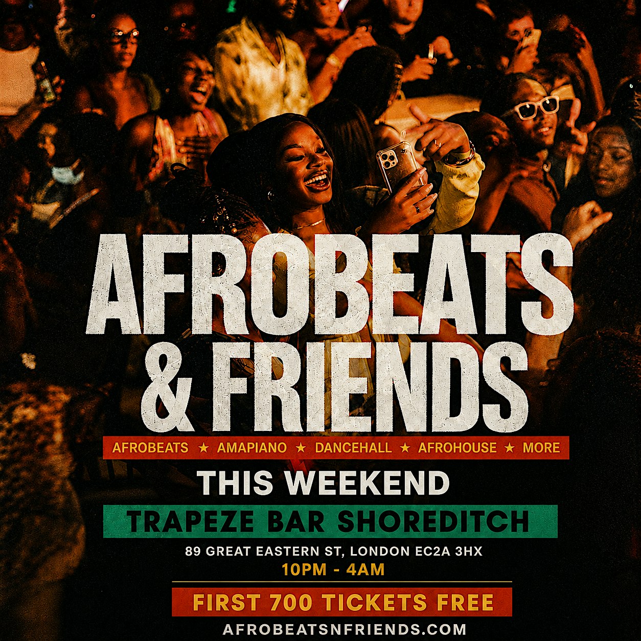 AFROBEATS & FRIENDS - Afrobeats, Amapiano & Bashment in Shoreditch