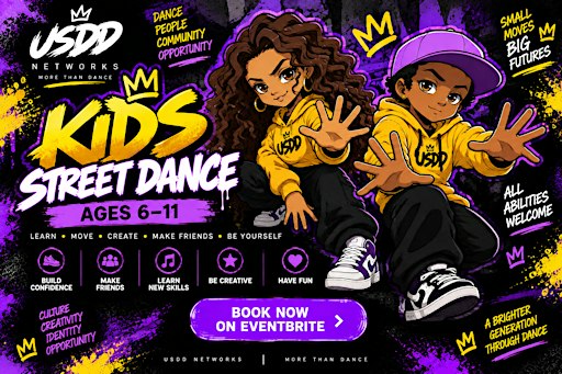 USDD Kids Street Dance Classes – Westminster | Ages 6–11