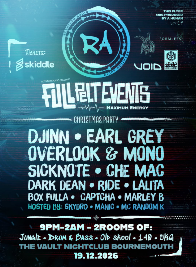 Rotation Audio Presents Full Pelt Christmas Party