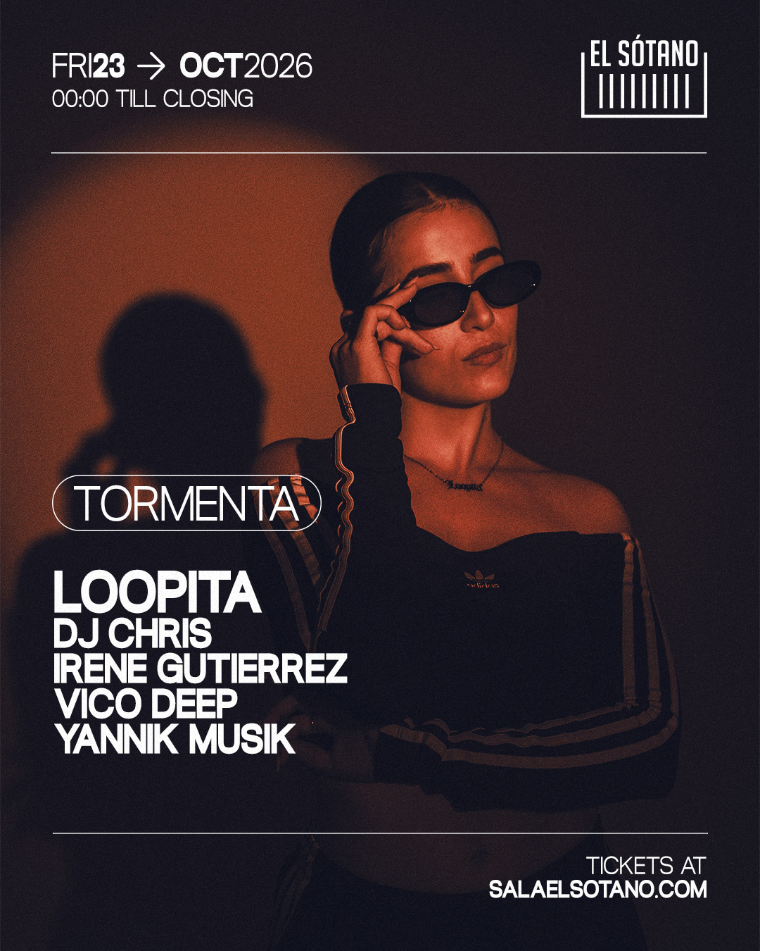 TORMENTA: Loopita, Dj Chris, Irene Gutierrez, Vico Deep, Yannik Musik
