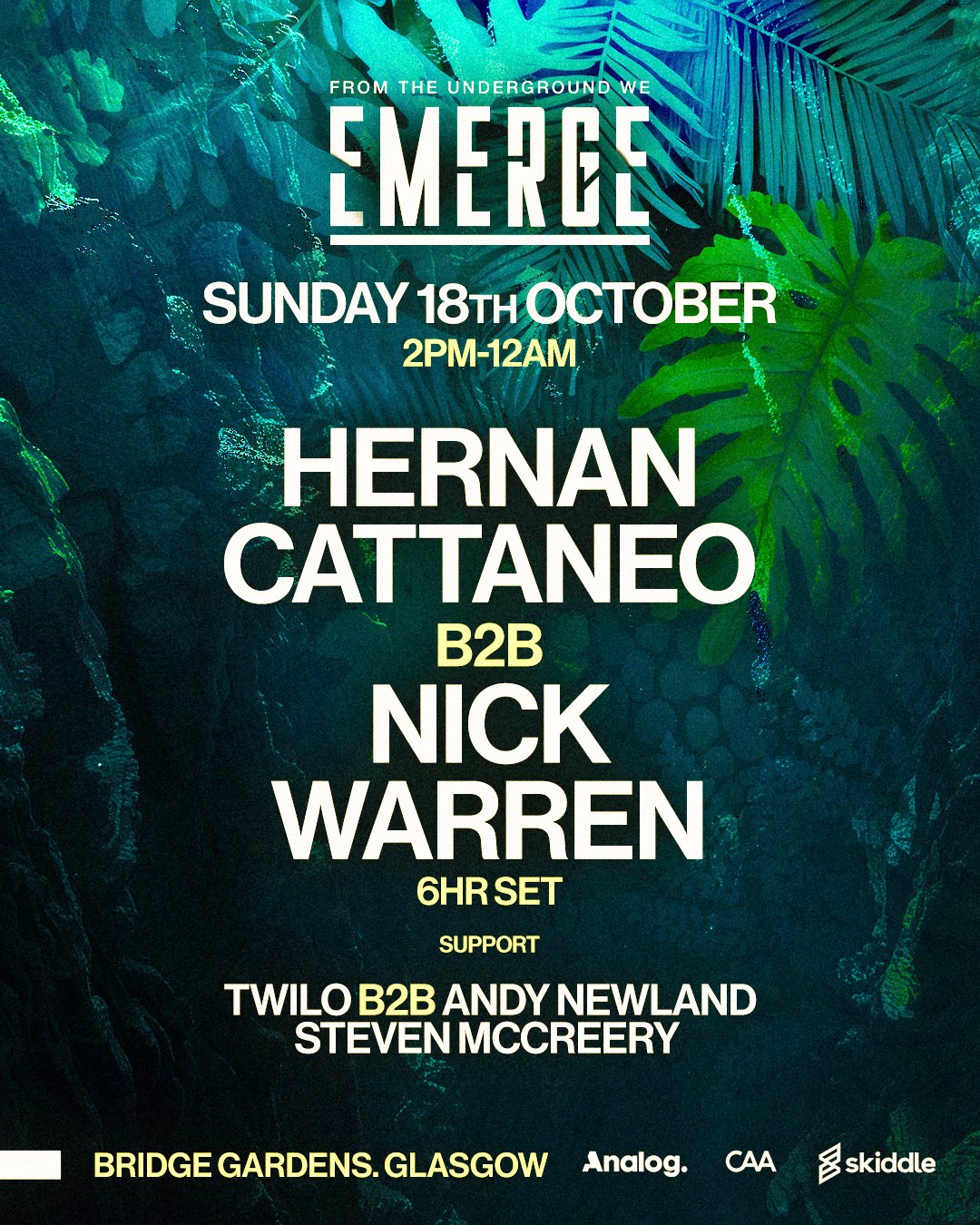 Emerge pres. Hernan Cattaneo B2B Nick Warren
