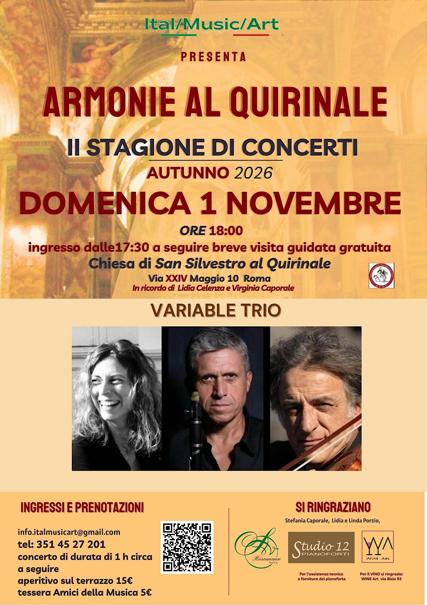 "Armonie al Quirinale"