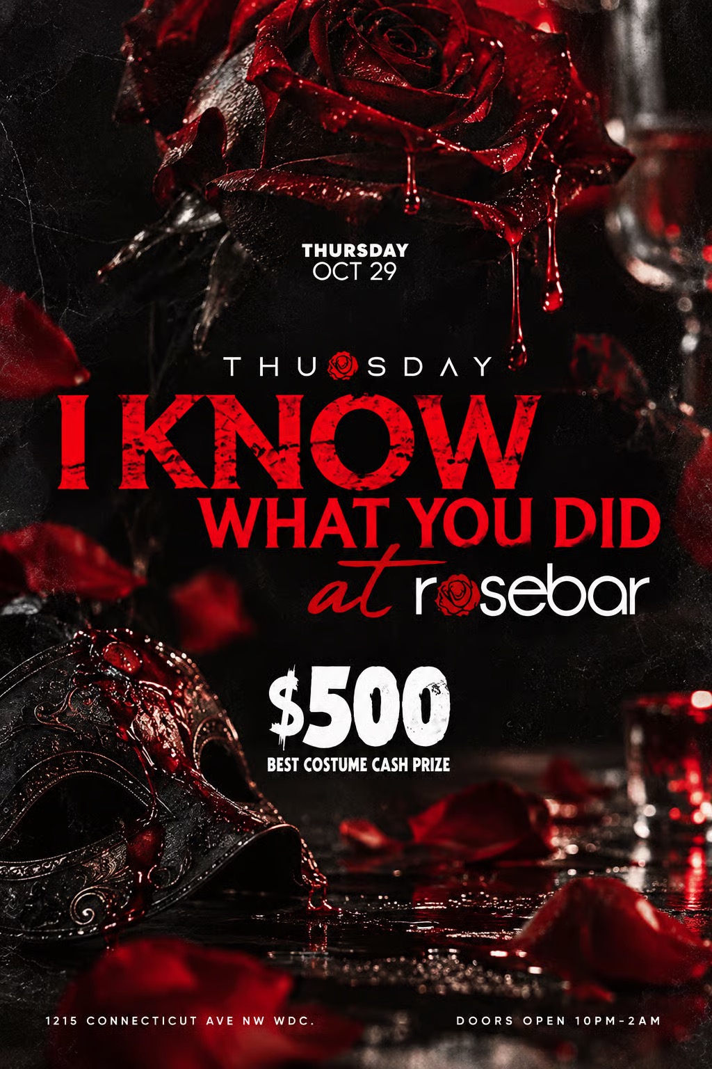 I KNOW WHAT YOU AT { ROSEBAR } HALLOWEEN PARTY