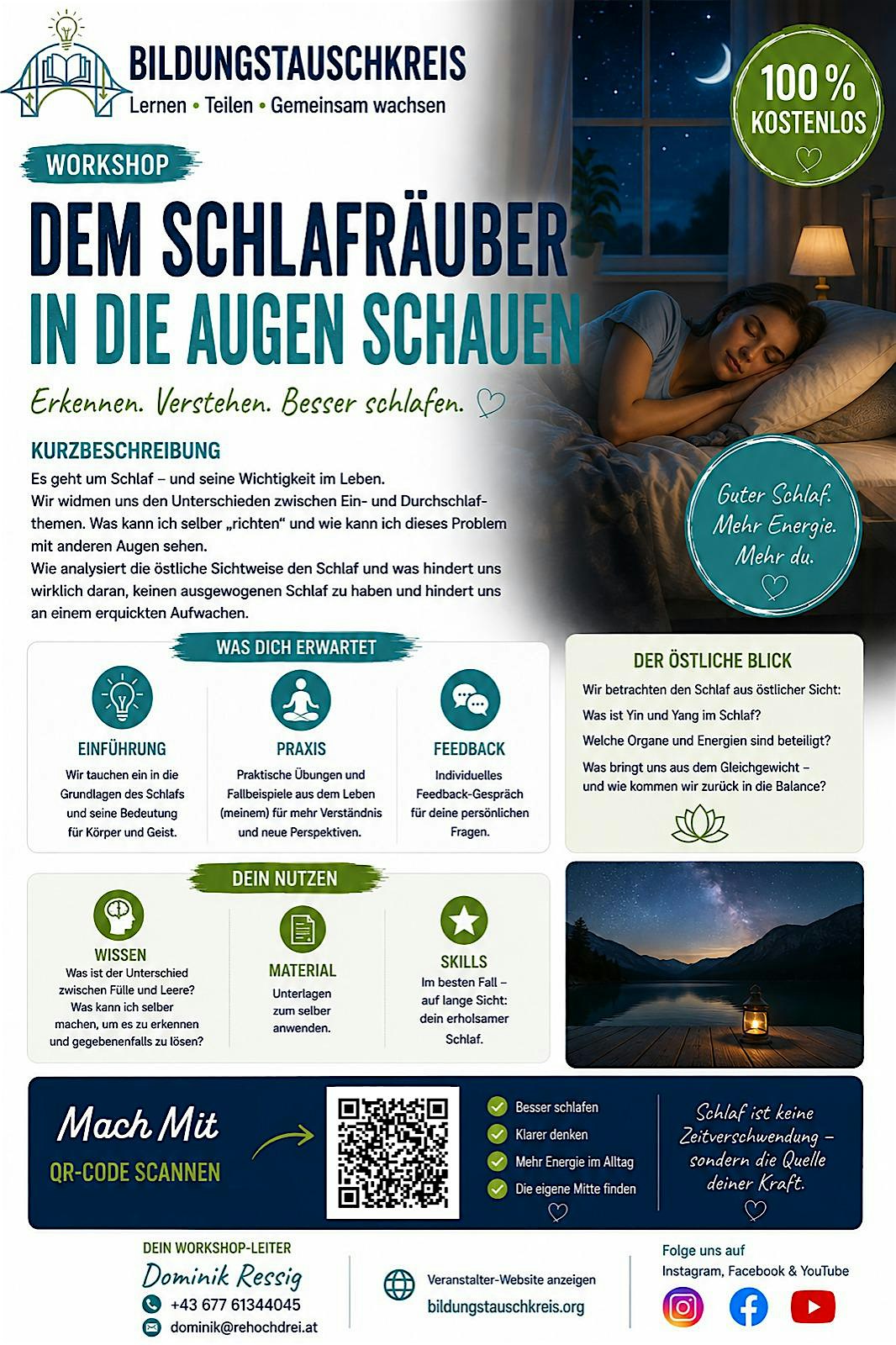 Dem Schlafräuber in die Augen schauen