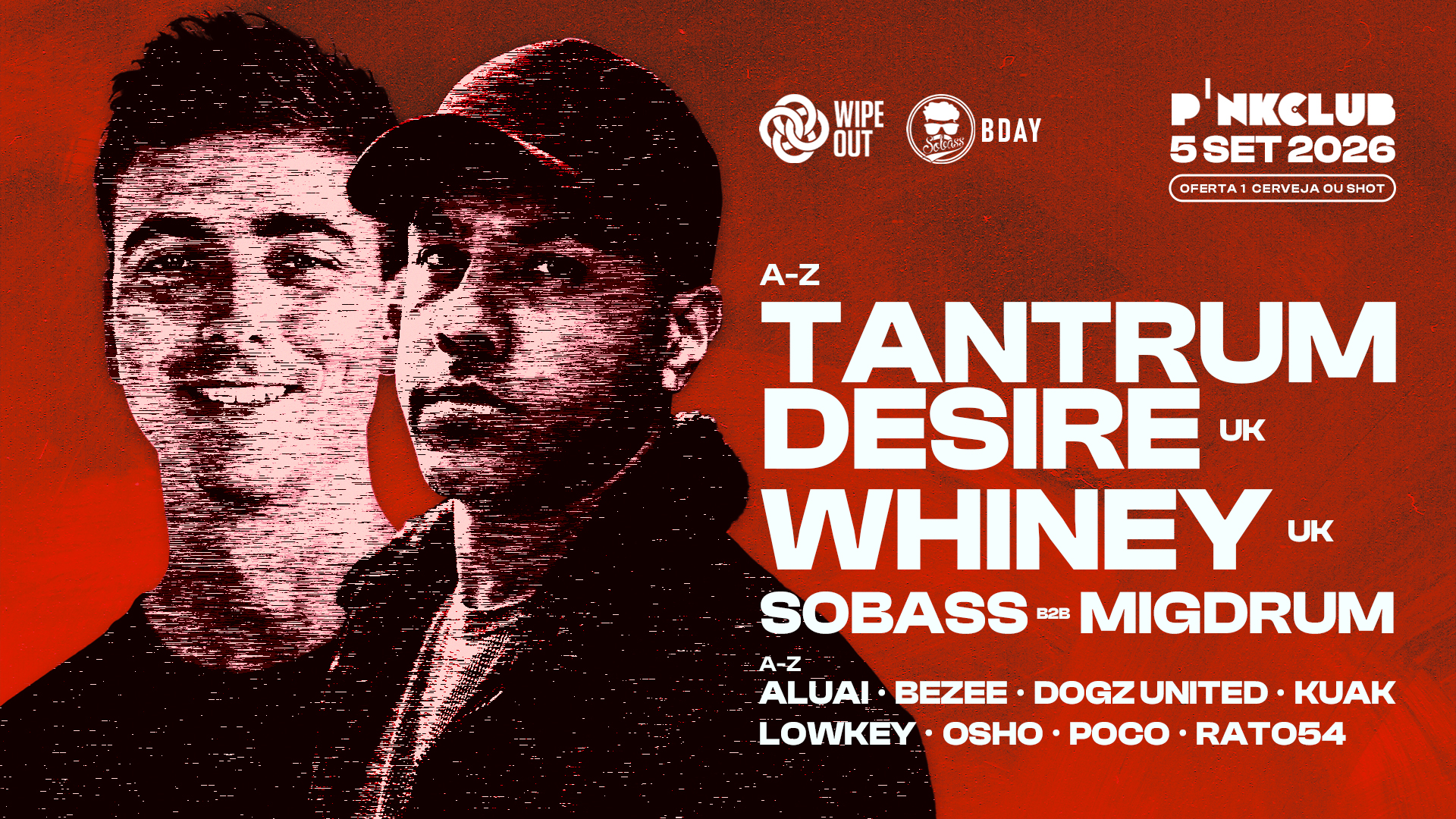 WIPEOUT x SOBASS BDAY at PINK CLUB