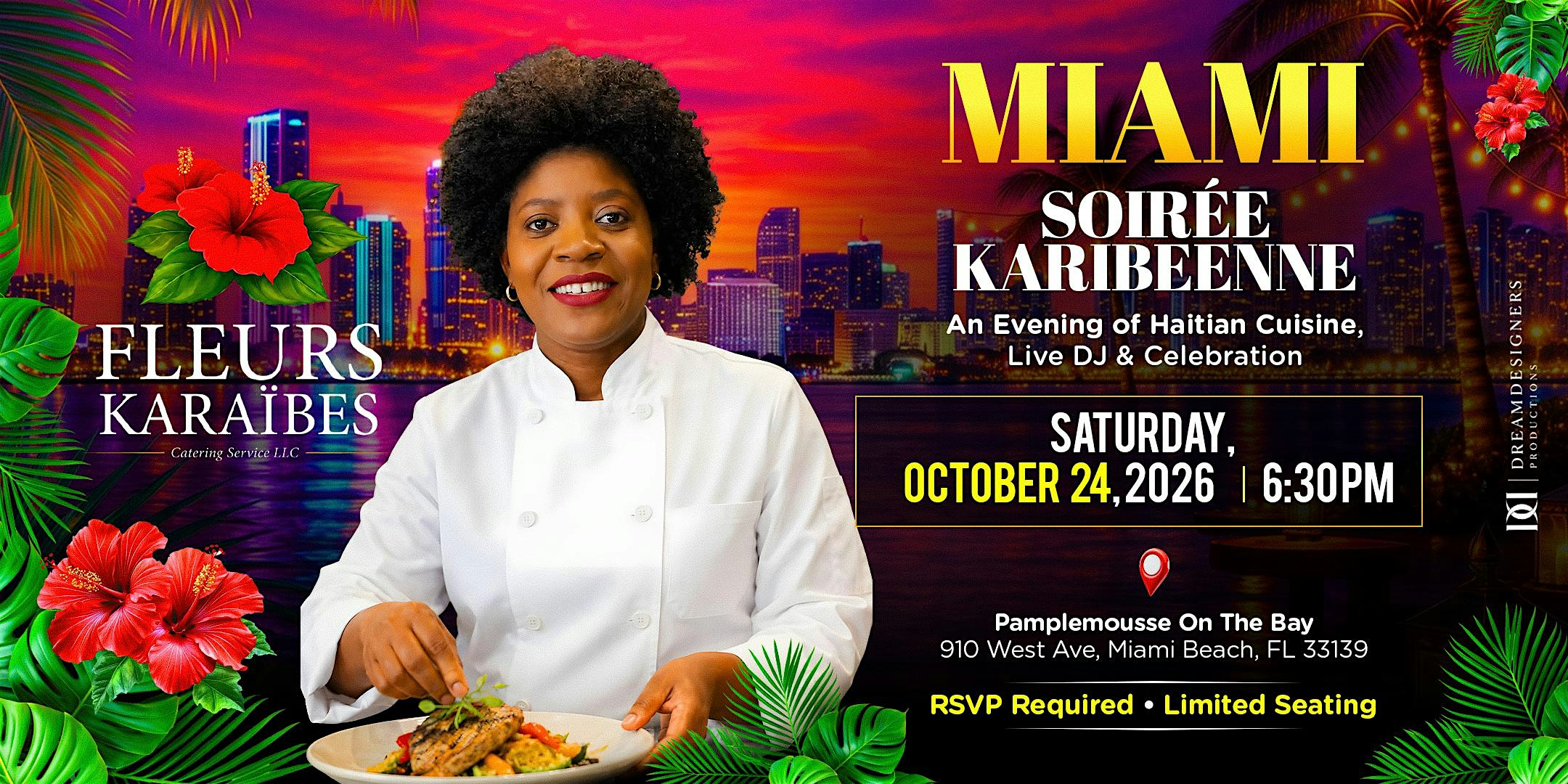 Miami Soirée Karibéenne | Haitian Cuisine, Live DJ & Celebration