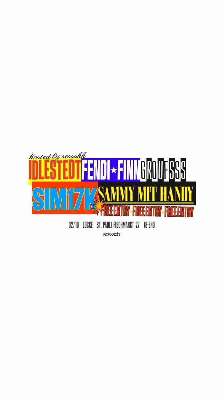 Baby Seshh with Sammy mit Handy, Grouf$$$, Fendi.Finn, Sim17k & Idlestedt