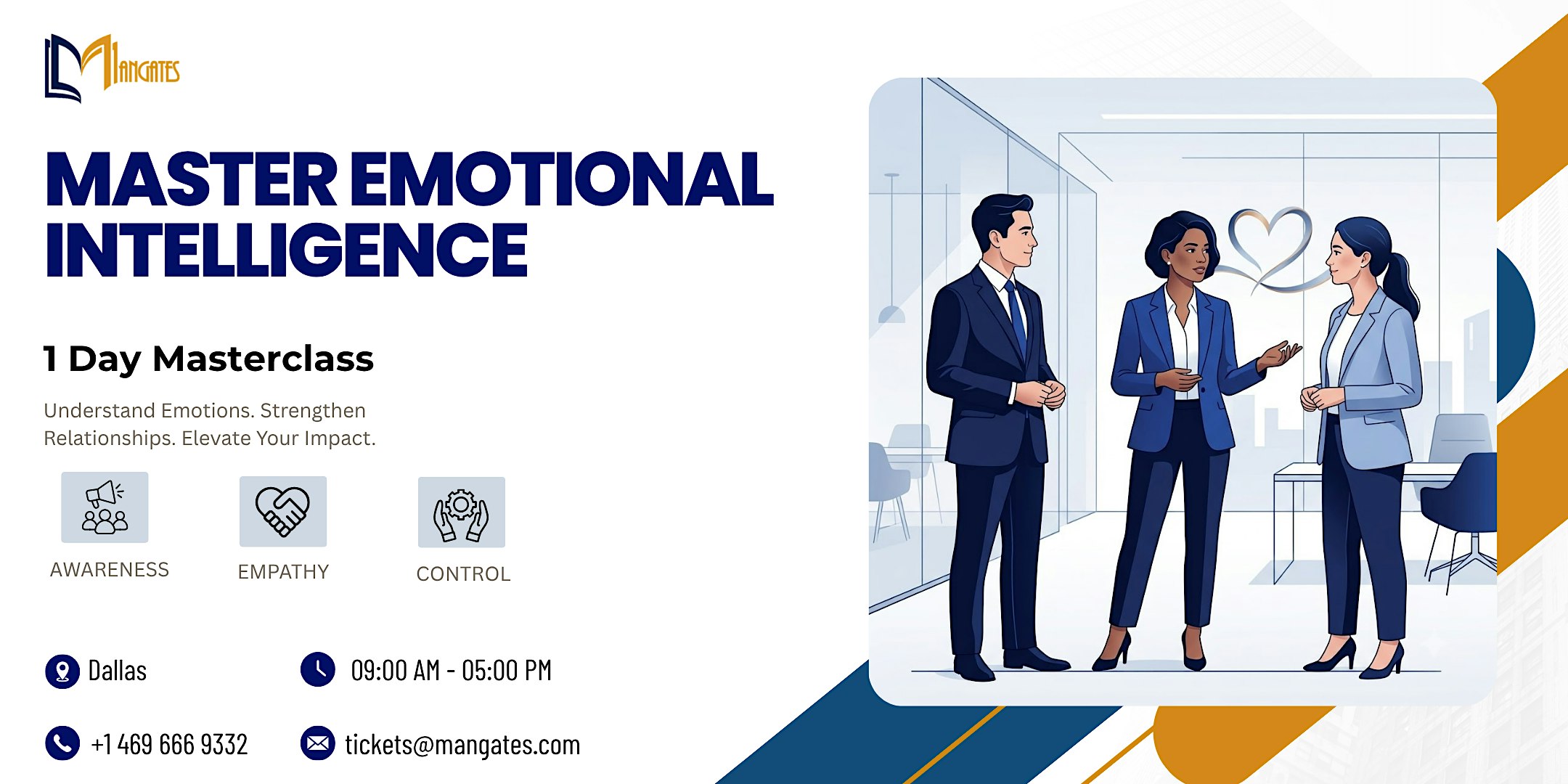 Master Emotional Intelligence – 1-Day Course in Dallas