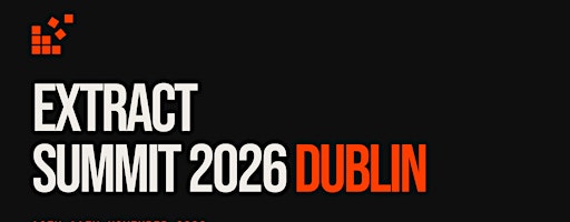 Web Data Extract Summit 2026  | Dublin