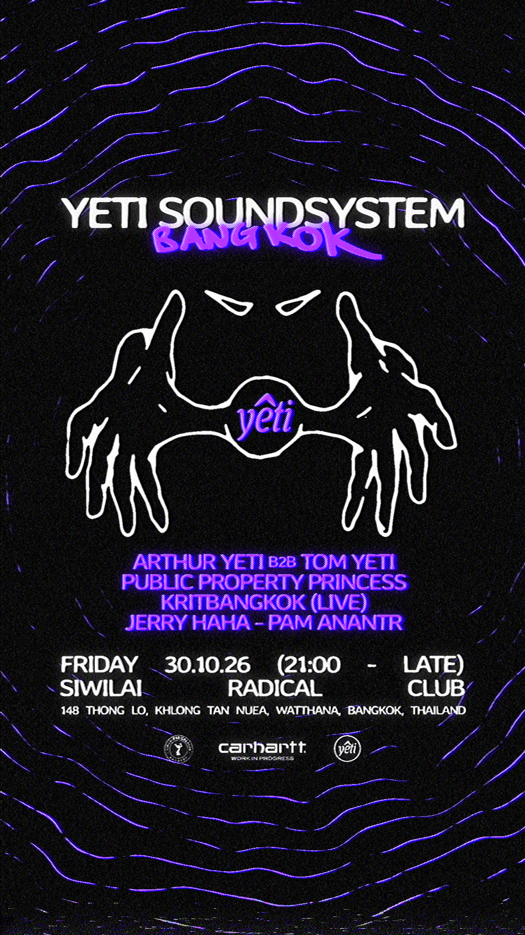 Yeti SOUNDSYSTEM TOUR: BANGKOK