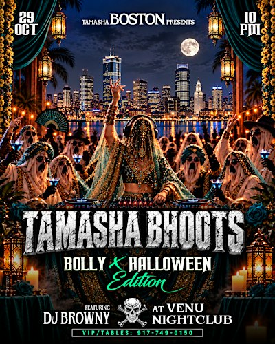 Boston Tamasha Bhoots: Bollywood Halloween Party @Venu Nightclub
