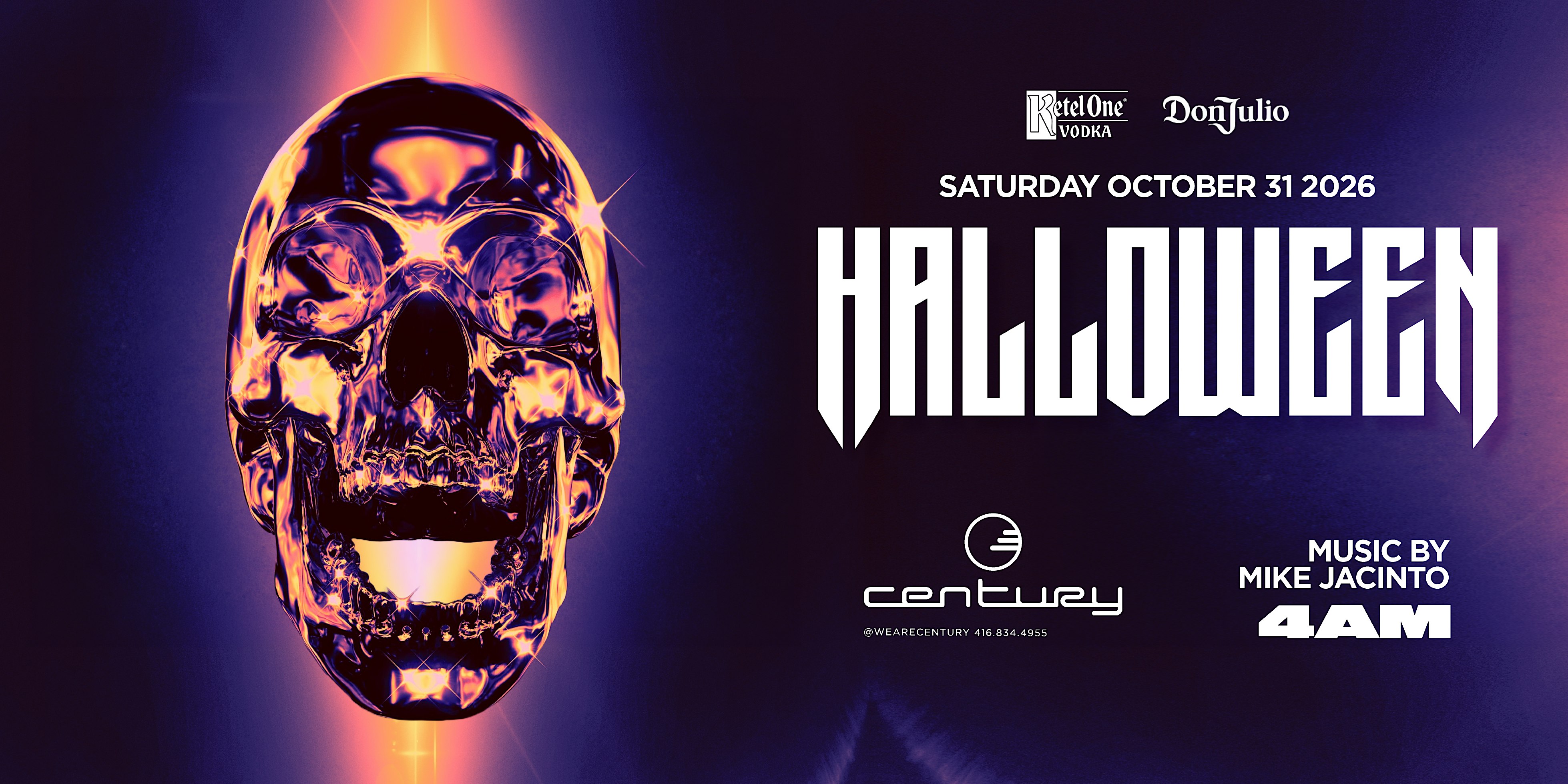 Halloween Night Inside Century - Saturday October 31st