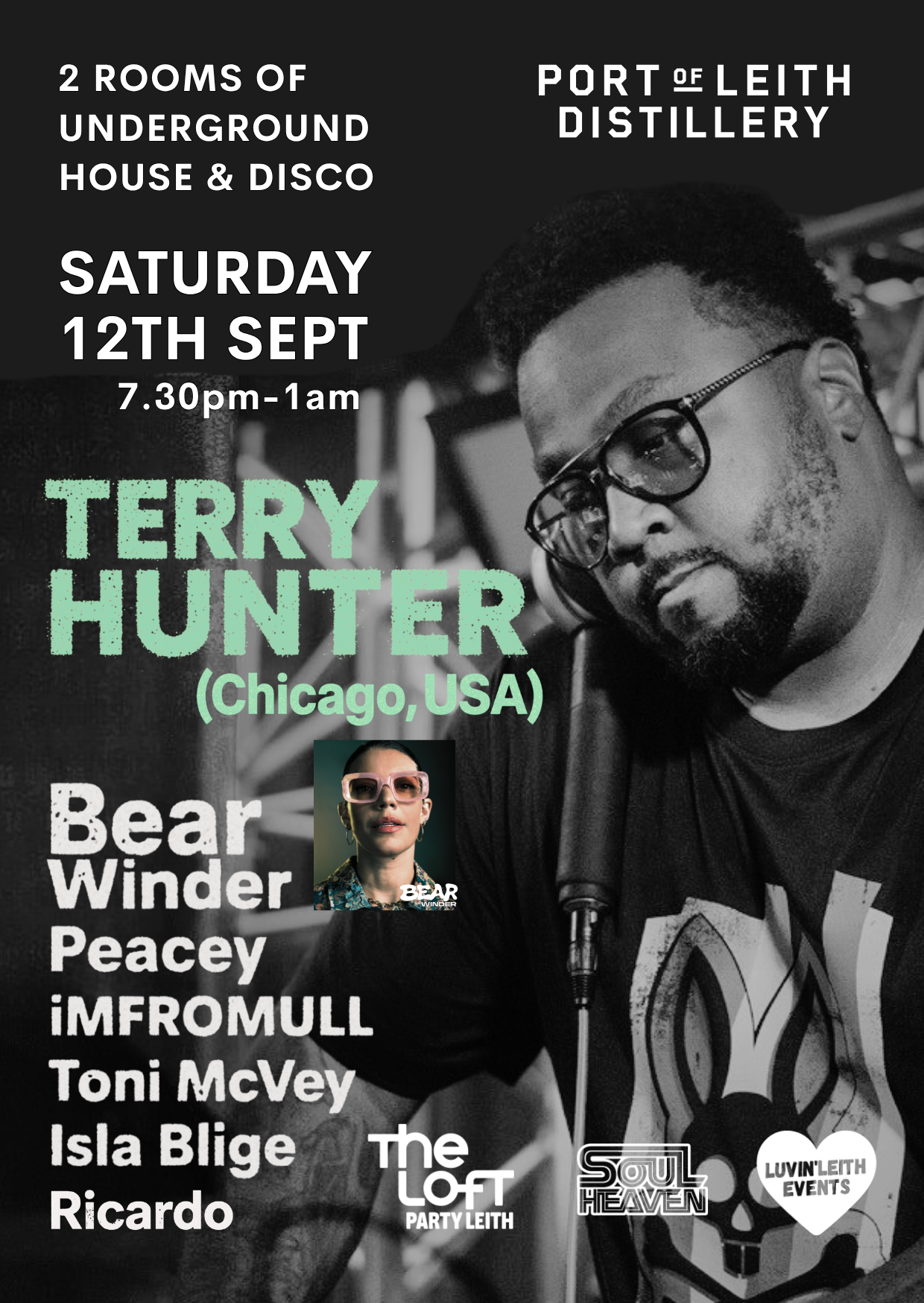 The Loft Party Leith presents Terry Hunter (Chicago) - Bear Winder