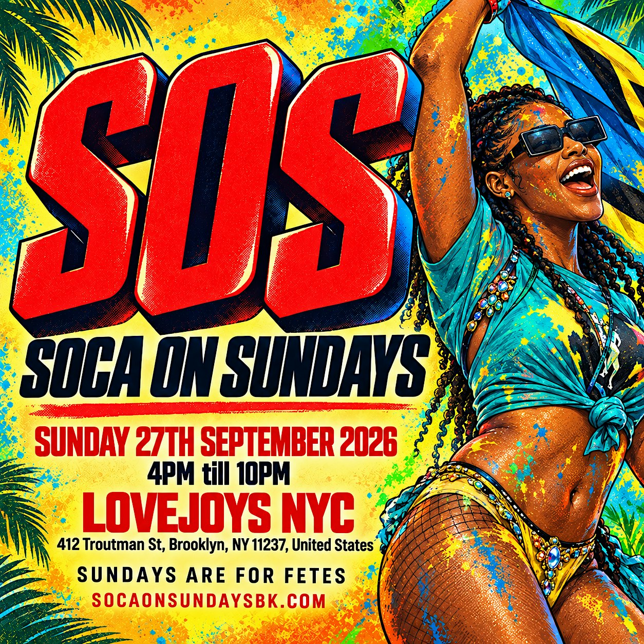 SOCA ON SUNDAYS - Brooklyn's Biggest Soca Day Party