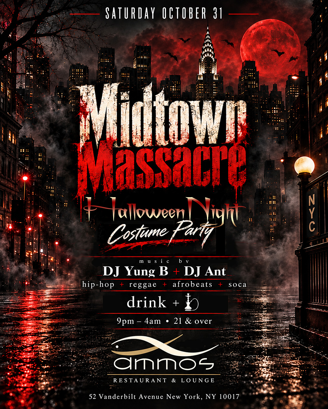 Halloween Costume Party at Ammos Lounge