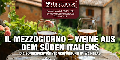 Weinverkostung 01.10.2026 IL MEZZOGIORNO