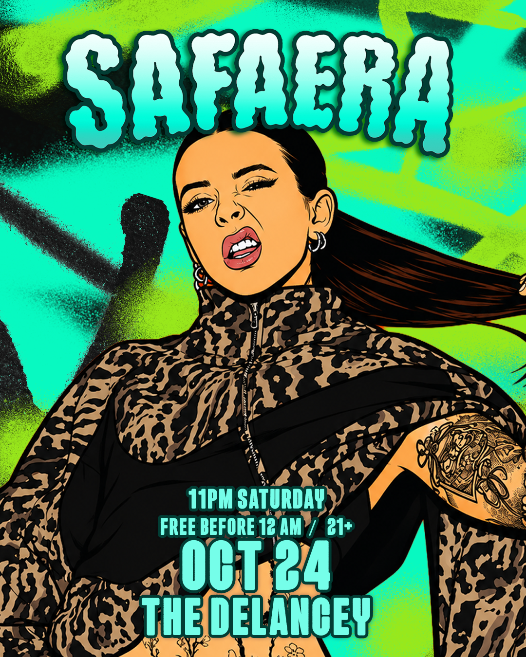 Safaera Saturdays @ The Delancey's Lower Level