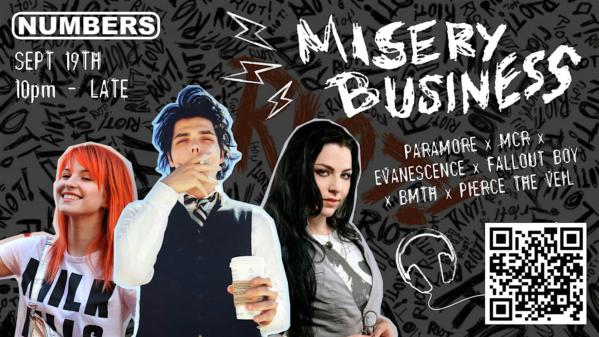 Club Misery Business dance party at Numbers
