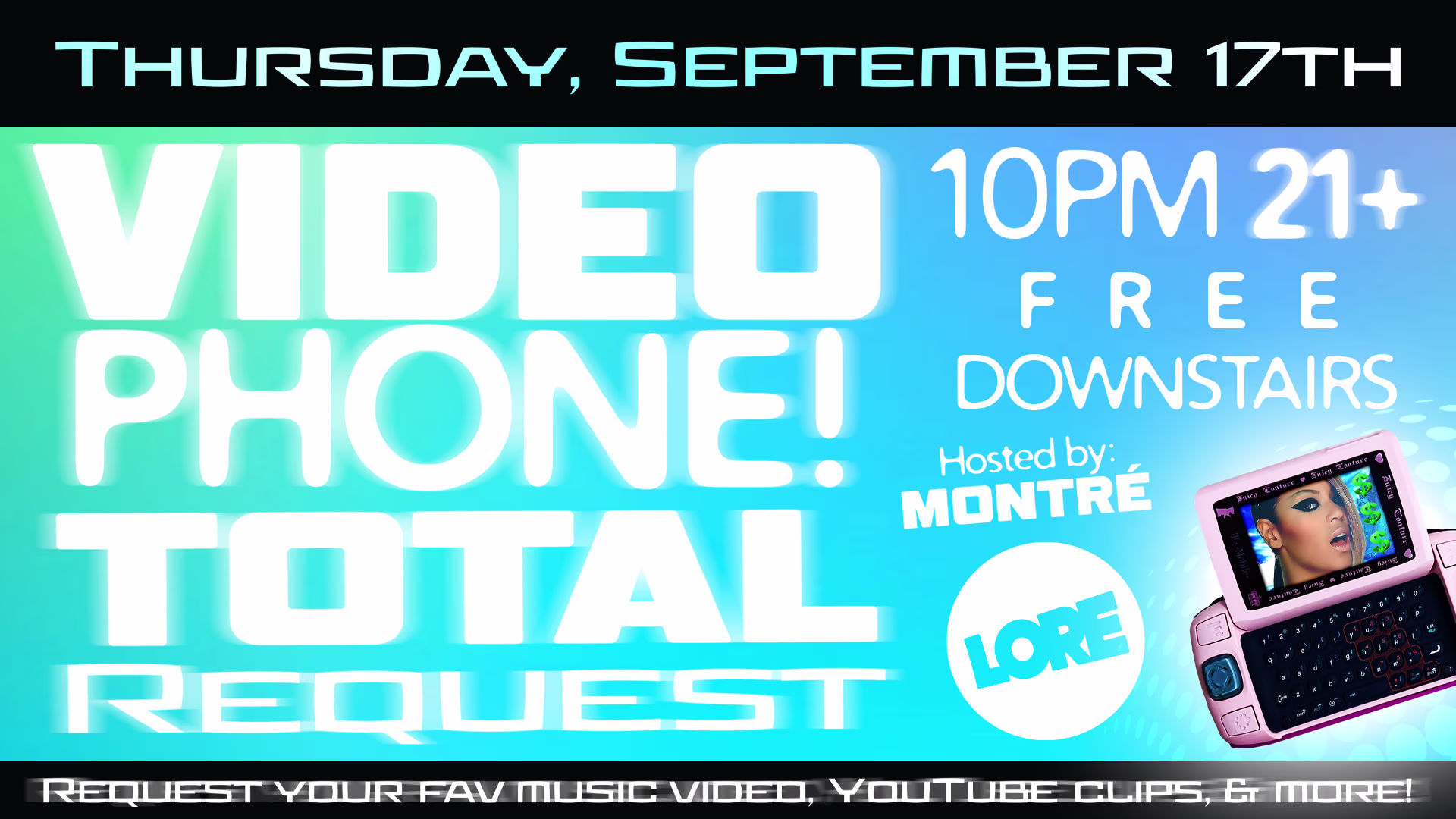 Video Phone! Total Request Lore - Music Video Night