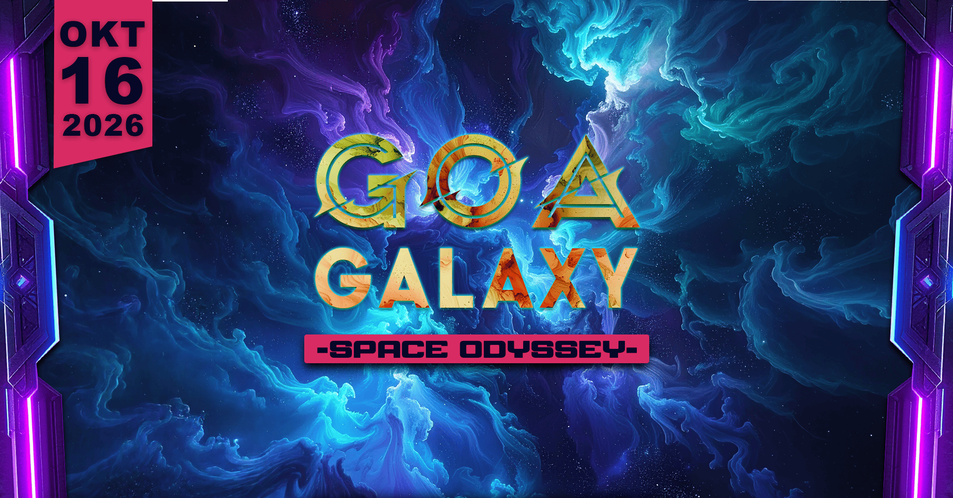 Goa Galaxy - Space Odyssey with DJinges Khan, Dropnik, FloorQuix uvm