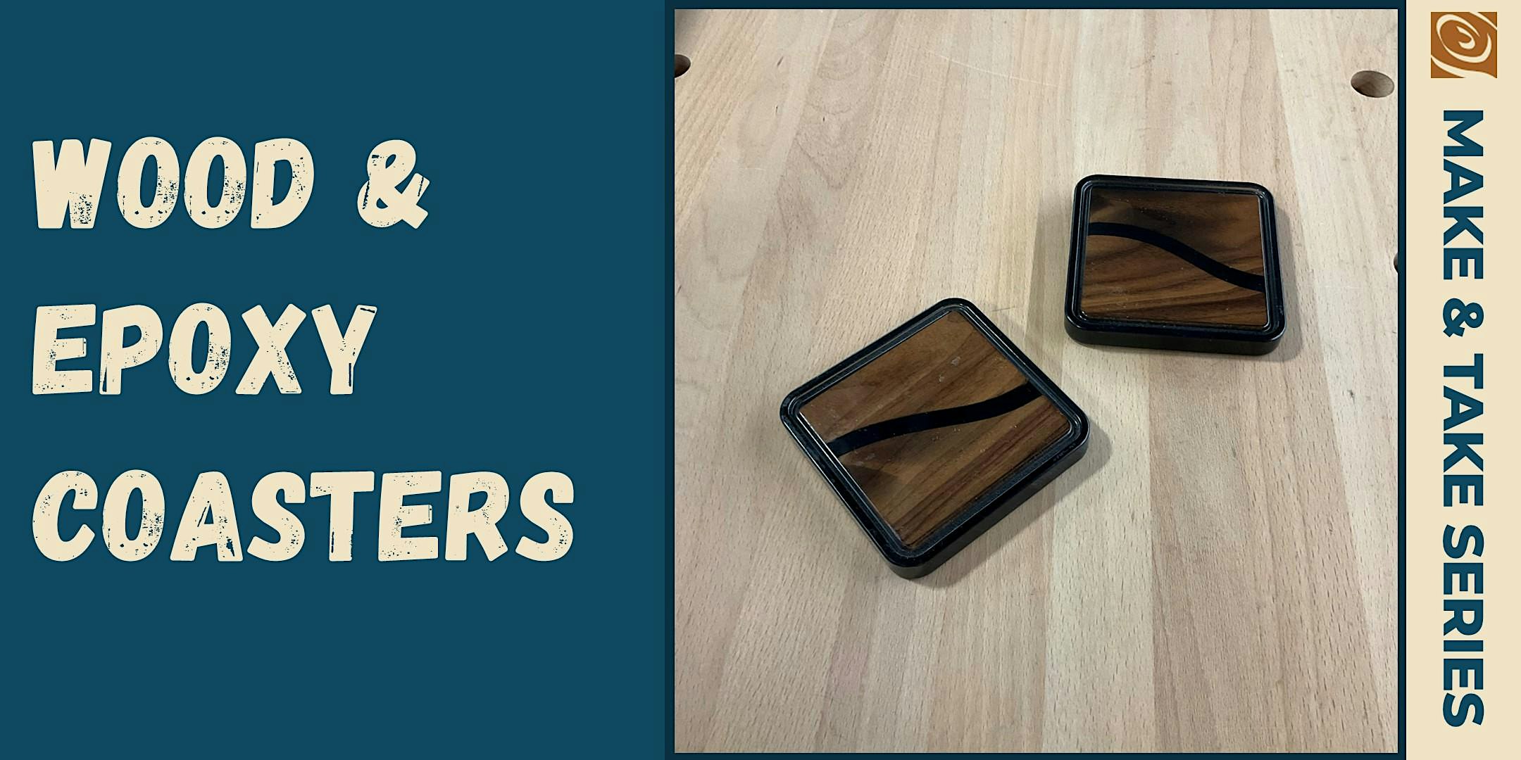 Shaper Origin/Wood & Epoxy Coasters