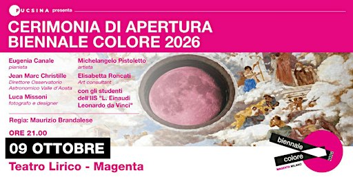 Cerimonia di apertura Biennale Colore 2026