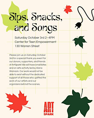 Sips, Snacks, and Songs: Donor Celebration and Fundraising Event